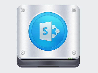 Sharepoint icon clean icon metal mobile psd sharepoint