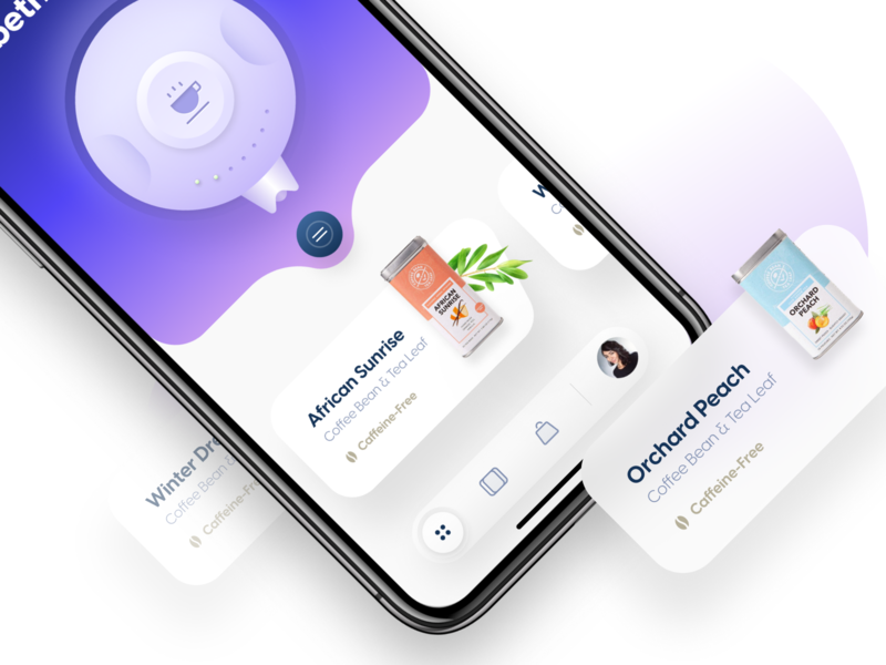 Smart Tea Maker ios app iphone app iphone ios user interface ui mobile ui mobile design mobile app mobile app design app