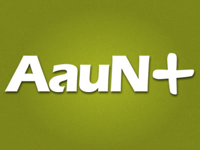 Logotipo de "AauN +" logo