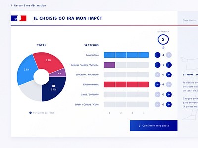 Taxes website concept