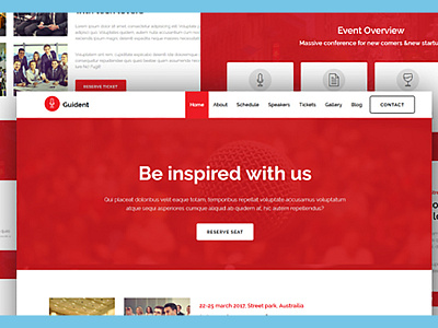 Guident-Event Template clean envato event modern multipurpose responsive themeforest