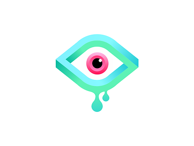 Voyeur addiction drop eye geometry illusion lens melt spin voyeur