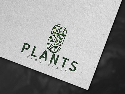 Plant company logo branding business business logo custom logo design graphic design illustration logo vector