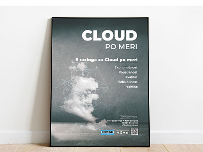 Cloud Poster design graphic design