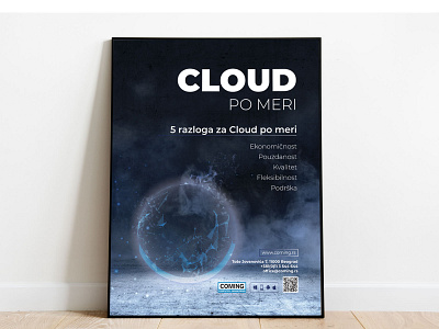 Cloud Poster design graphic design