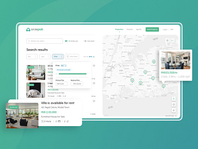 arzepak - property listing page architecture home house properties property real estate real estate agency real estate website residence residential ui ui design web design website design