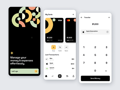 Daily Finance app app app design component design design dribbble finance finance app money ui ux wallet