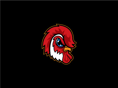 Chickenz animal brand cartoon chicken designs illustrative logo mascot rooster sale