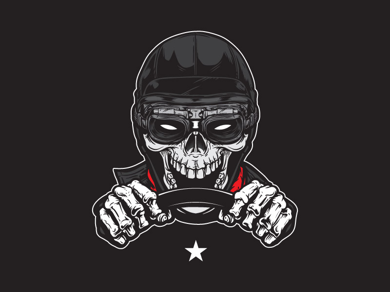 Classic Skull Driver by Rizki Ratria on Dribbble