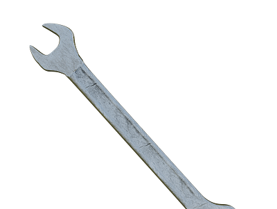 wrench 3d render blender3d realistic wrench