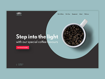 Jack Smith Coffee Shop Landing Page