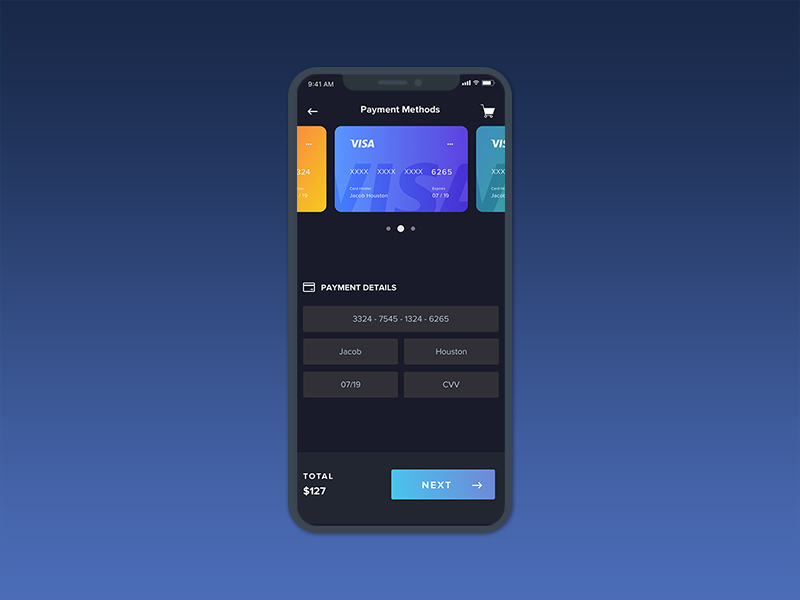 Credit Card Checkout by Nigar 🦄 on Dribbble