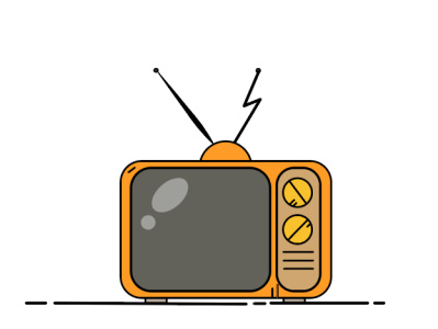 Television design graphic design illustrator photoshop