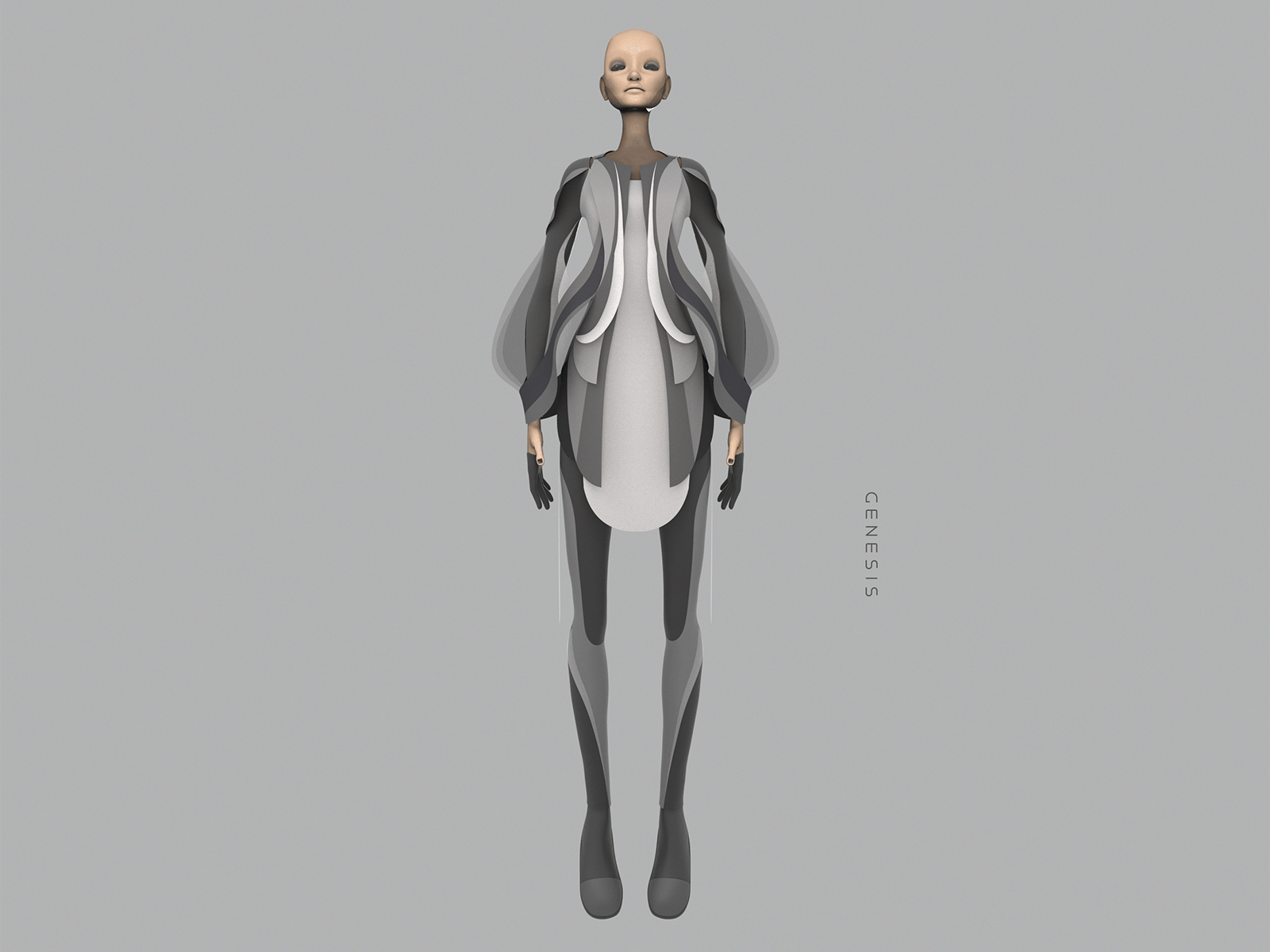 Genesis 3d character character design design girl illustration shimur zbrush