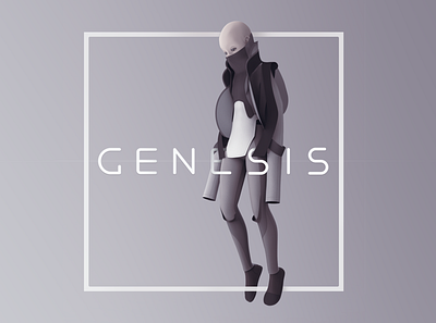 Genesis 3d character character design design genesis girl logo shimur zbrush