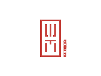 Shimur graphic design logo red shimur