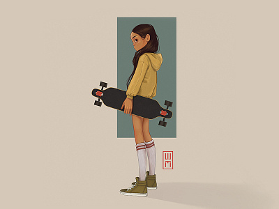 Longboard girl