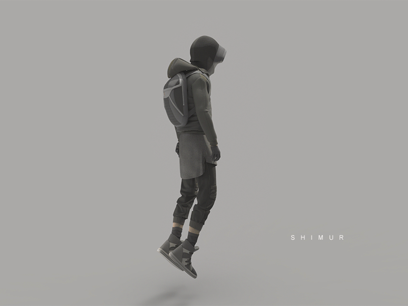 H+ 3d character design game human plus jacket jump outfit shimur shoes sneakers style zbrush
