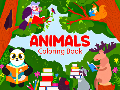 Children Book Cover Design app branding design graphic design illustration typography ui ux vector