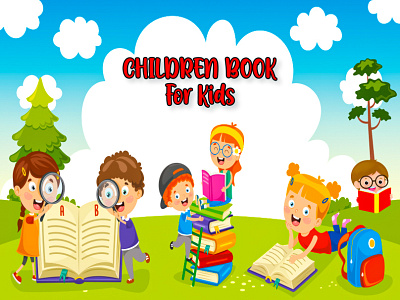 Children Book Cover Design app branding design graphic design illustration typography ui ux vector