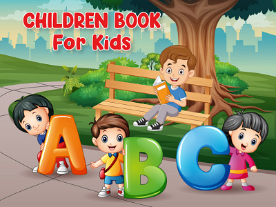 Children Book Cover Design branding design graphic design illustration logo typography ui ux vector