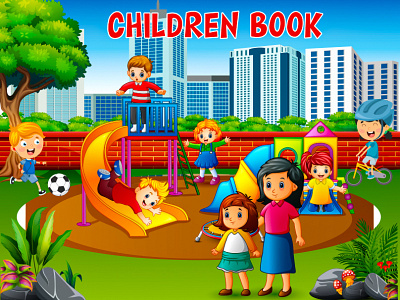 Children Book Cover Design app branding design graphic design illustration typography ui ux vector