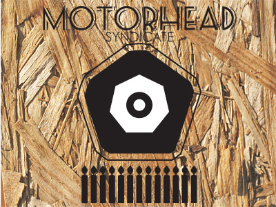 Motorhead Syndicate 13 branding candle grain logo motorcycle type wood