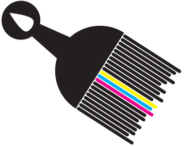 Brush basic brush cmyk feast paint pick simple vector