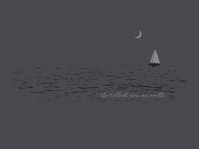 The Tallest Man on Earth - Sailboat t-shirt