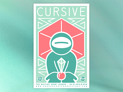 Cursive poster