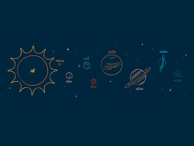 Solar System vector