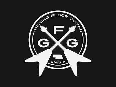 Guitar Shop Logo/Tshirt apparel garment guitar logo screen print screenprint shirt t shirt