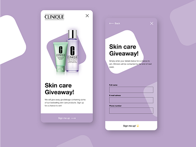 Daily UI - Sign up page app beautypage design ui vector