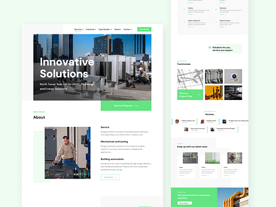 Business website concept