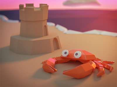 Lowpoly Crab