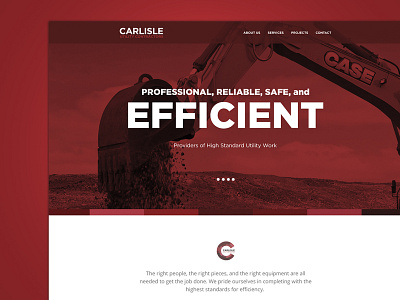 Carlisle Utility Website Design branding design developement web website