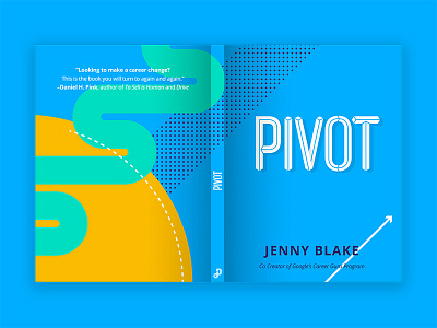 Pivot Book Cover author author platform book brand career cover art logo pivot