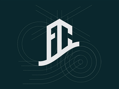 Flexible Company Logo company housing icon lines logo real estate wave website
