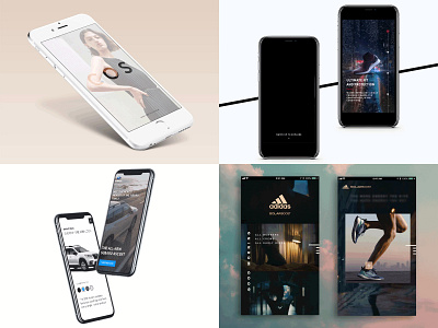 2018 Year in Review adidas animations app design famous studio flinto mobile mobile design ui ux visual