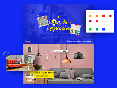 Ideas de Inspiración aplicación app bosquejo design dribbble gradient hello homecenter illustration interface interfaz landing minimal responsive sketch ui ux vector web yellow