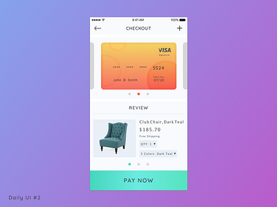 Daily UI #2 (Checkout) checkout