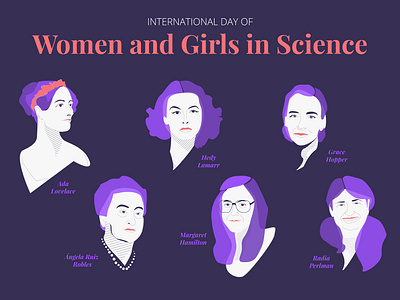 Illustration - International Day of Women and Girls in Science