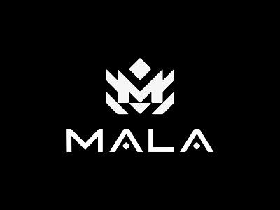 MALA logo concept brand branding custom lettering custom typography dj icon identity letter m logo logomark logotype mala monochrome monogram musician producer typography wordmark