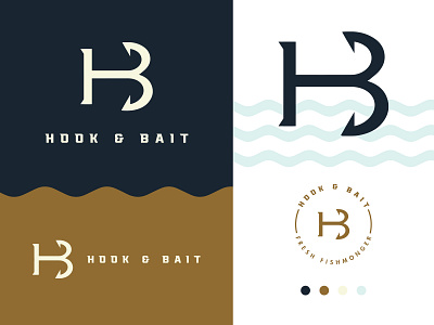 Hook and Bait - Fresh Fishmonger Logo