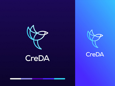 CreDA logo - financial freedom - bird logo
