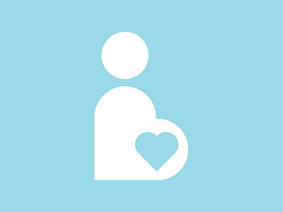 Nina's Wellness Logo [icon only] care fitness health heart holistic love medical medicine postnatal pregnancy pregnant wellness