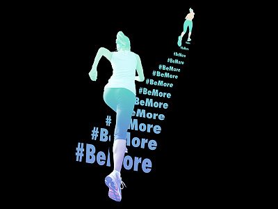 #BeMore Typographic Concept