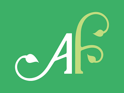 Alllway Fresh [Monogram only] branding farm food fresh freshness leaf logo organic produce pure vegetables vegetation