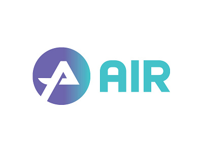 Air logo [running app] air branding fitness for sale gradient jogging legs logo monogram running typography workout