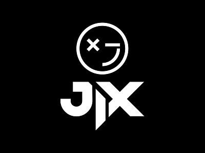 JIX (DJ Logo) branding dj grid guide jix lettering logo minimal producer rave toronto typography